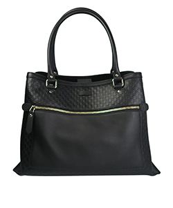 Guccissima Shoulder Bag,Leather,Black,L,510290.493075,DB,4